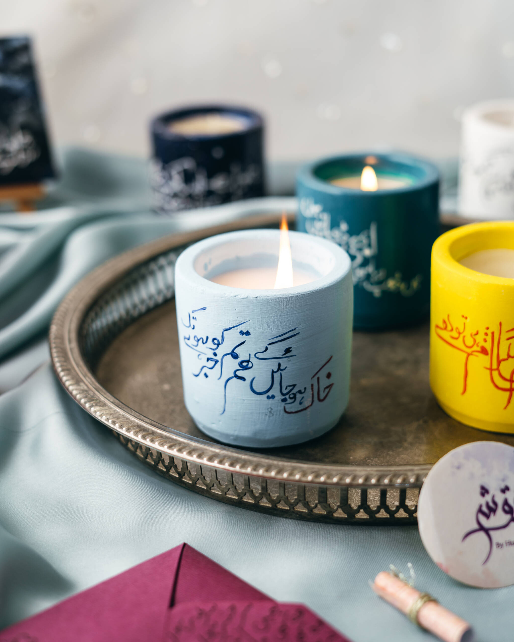 Khaak Ho Jaen Gay - Poetry Themed Candles - Image 2