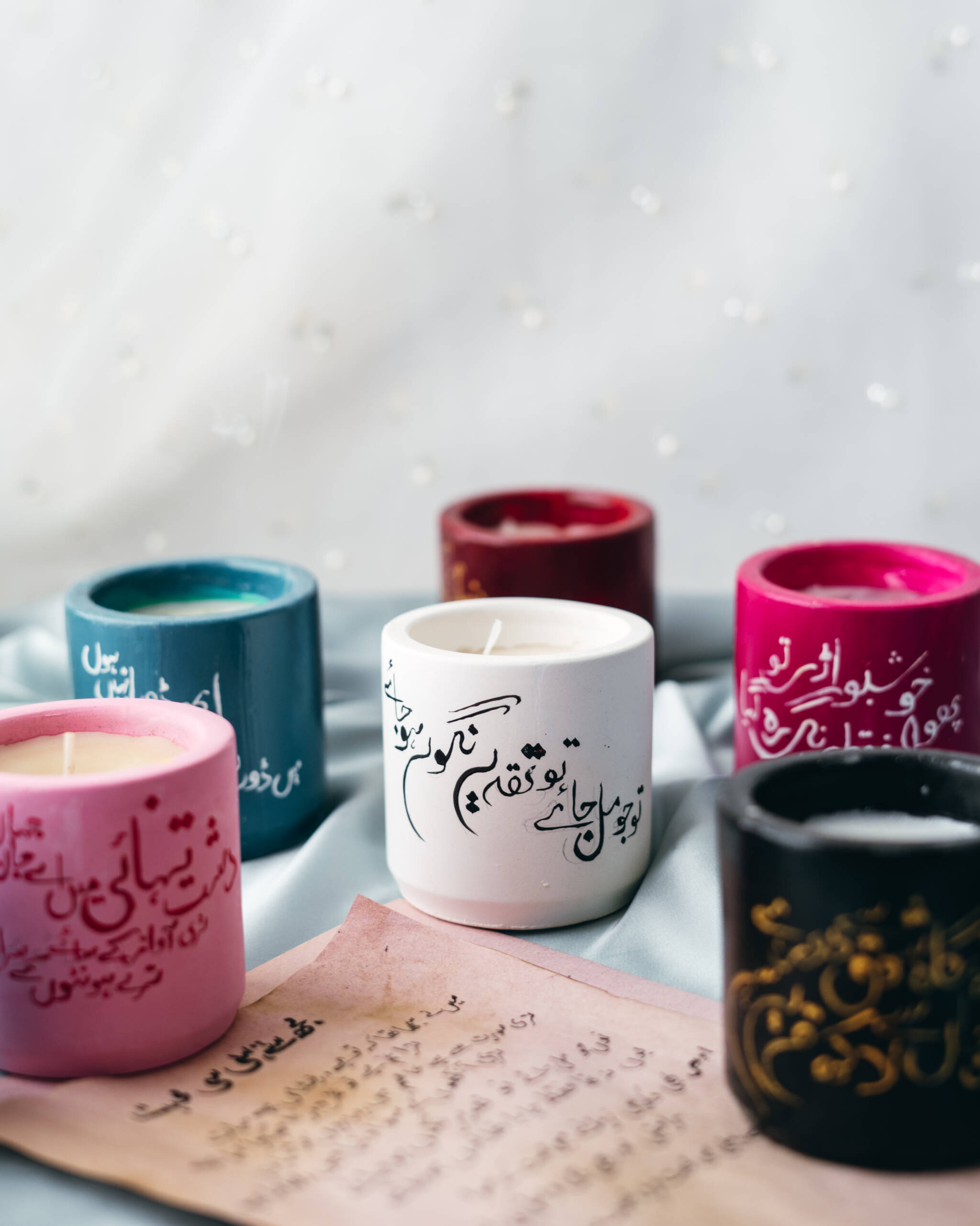 Taqdeer Nighon Ho Jaye- Poetry Themed Candles - Image 2