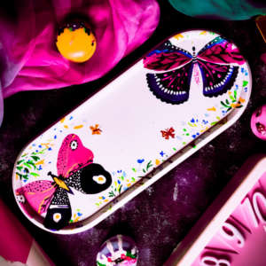 Soft Pastel - Handpainted Concrete Tray