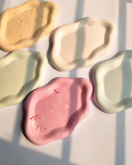 Marbled - Blob Cloud Tray