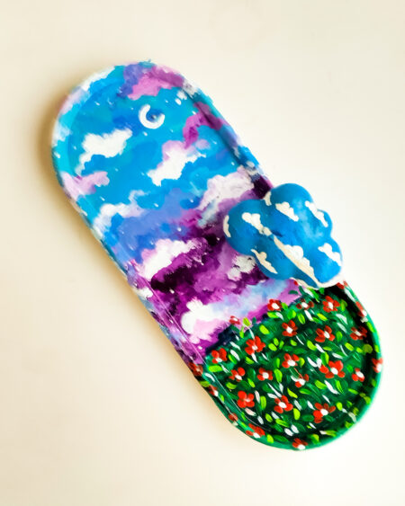 Landscape - Handpainted Concrete Tray