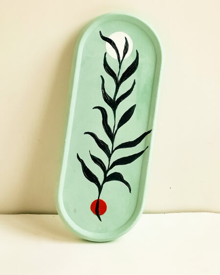 Gaiz- Handpainted Concrete Tray