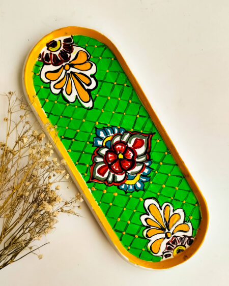 Brush Dream - Handpainted Concrete Tray